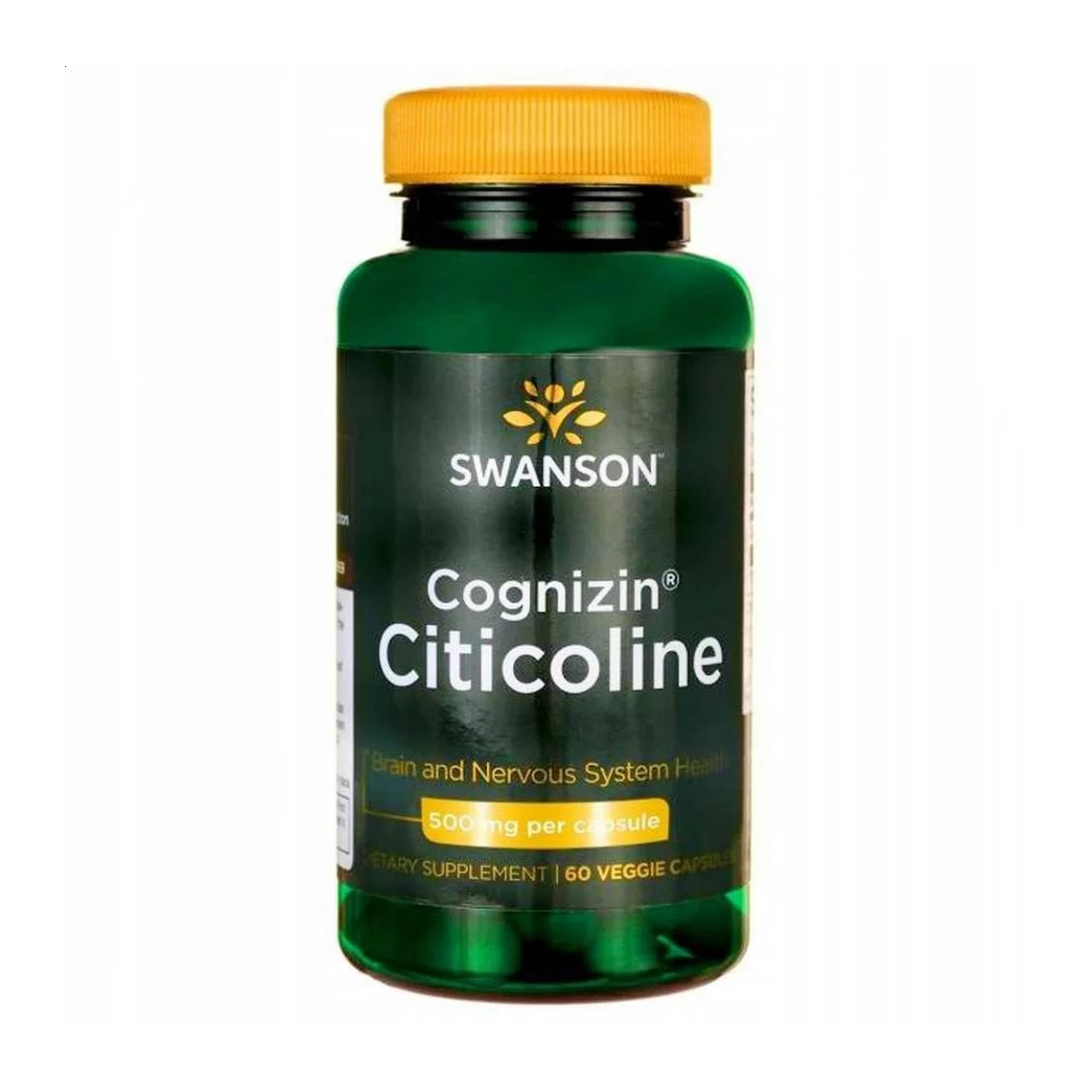 Цитиколін Swanson Cognizin Citicoline 500 мг, 60 капсул